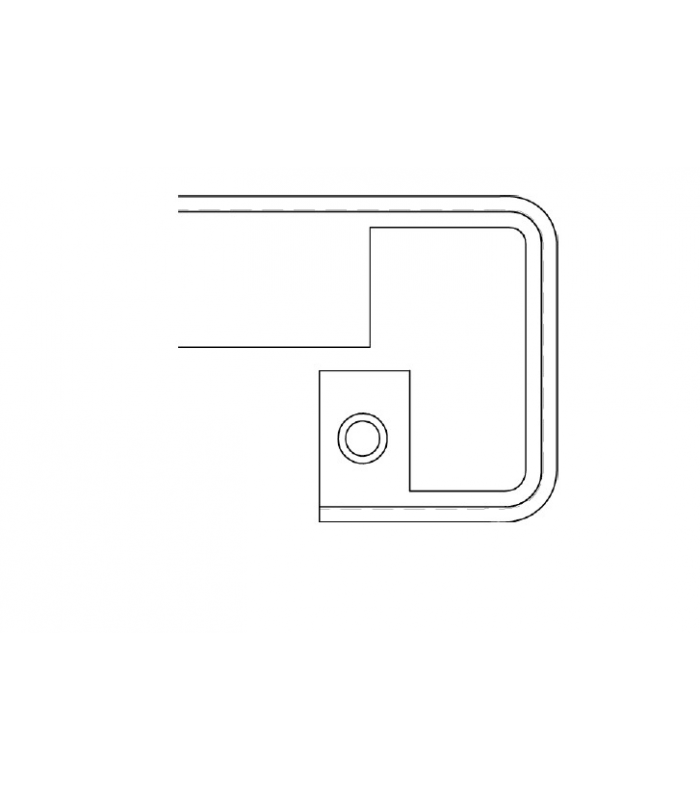 Listwa szczelinowa EGGER 38 ALUMINIUM