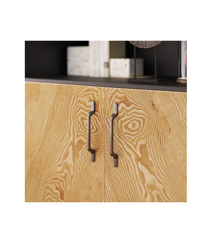 Uchwyt meblowy ASTER L- 192 czarny