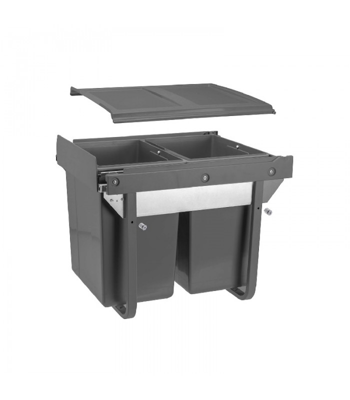 Do szafki 450mm 2x20L antracytowy H450mm