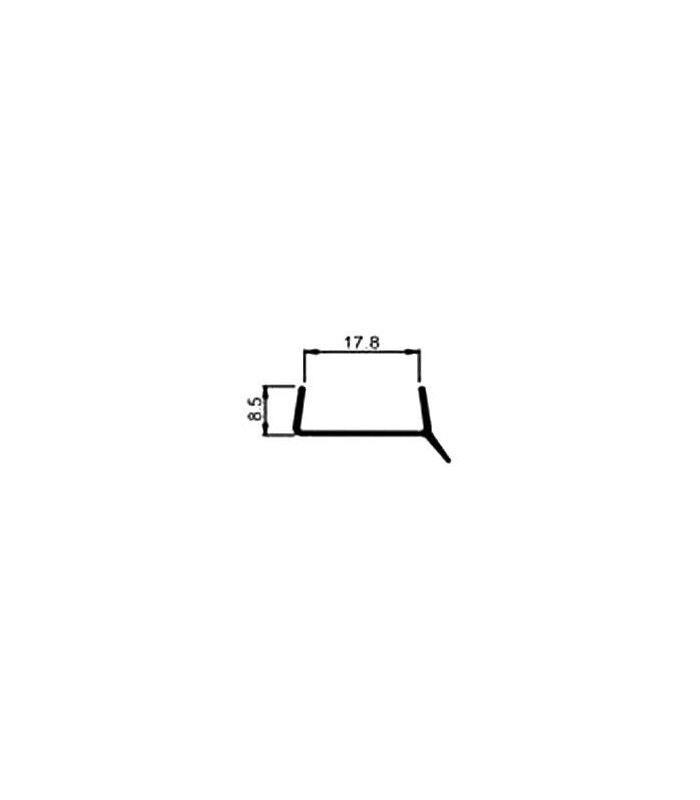 Uszczelka do cokołu 18mm tworzywo sztuczne bezbarwna