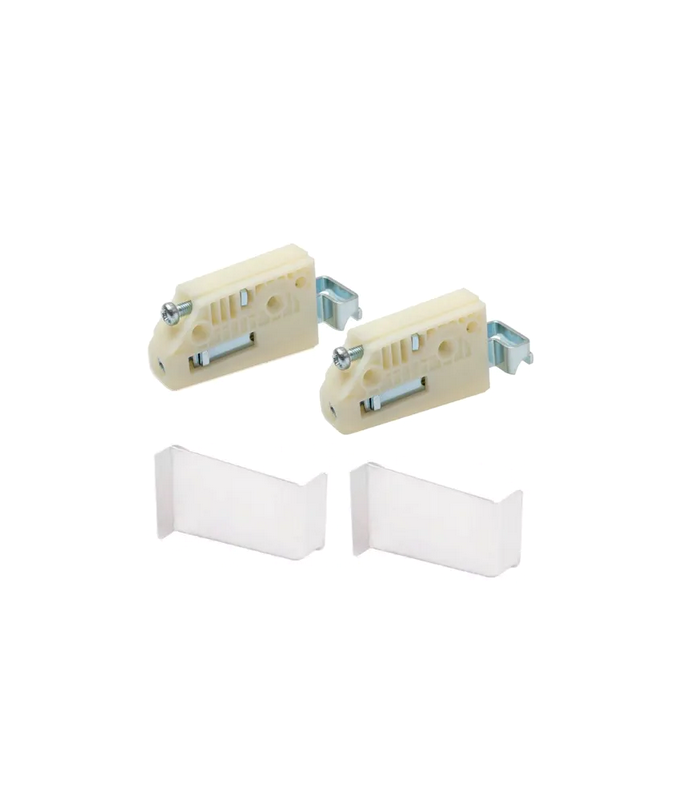 CAMAR - 2 szt. zawieszka (L+P) + 2 szt. zaślepka biała plastikowa (L+P)