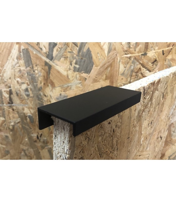 Uchwyt VERA 94mm czarny mat krawędziowy