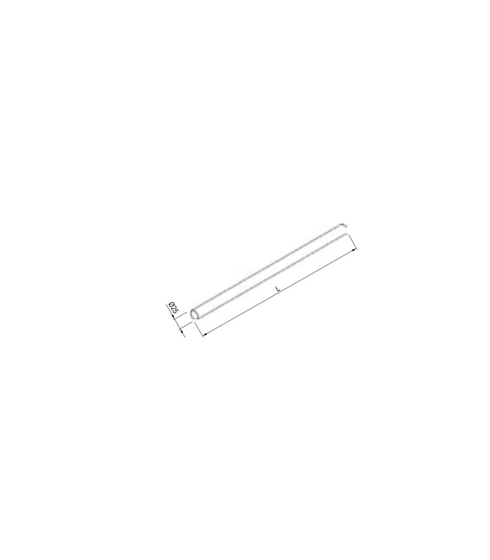 Rura fi 25 - 0,5 m