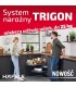 Półka narożna Trigon 450mm prawa antracyt