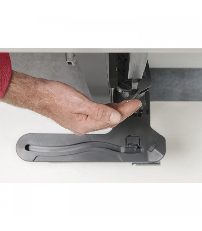 Półka narożna Trigon 600mm lewa biała