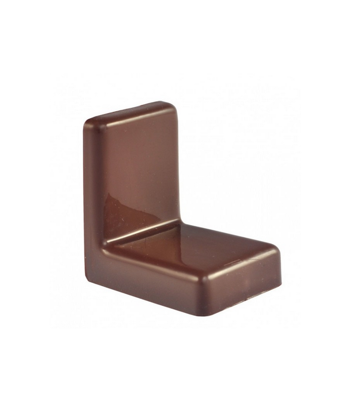 Zawieszka meblowa kątowa słowacka brąz ciemny/orzech 100 sztuk