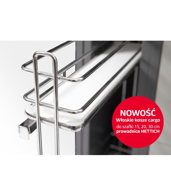 Kod 4257 Cargo antracyt, dolne do szafy 30, Salice pełny wysuw cichy domyk, 6,24k