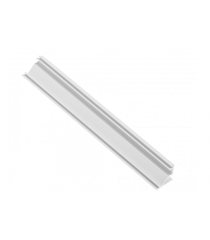 Profil aluminiowy LED kątowy-nakładany GLAX biały 2m