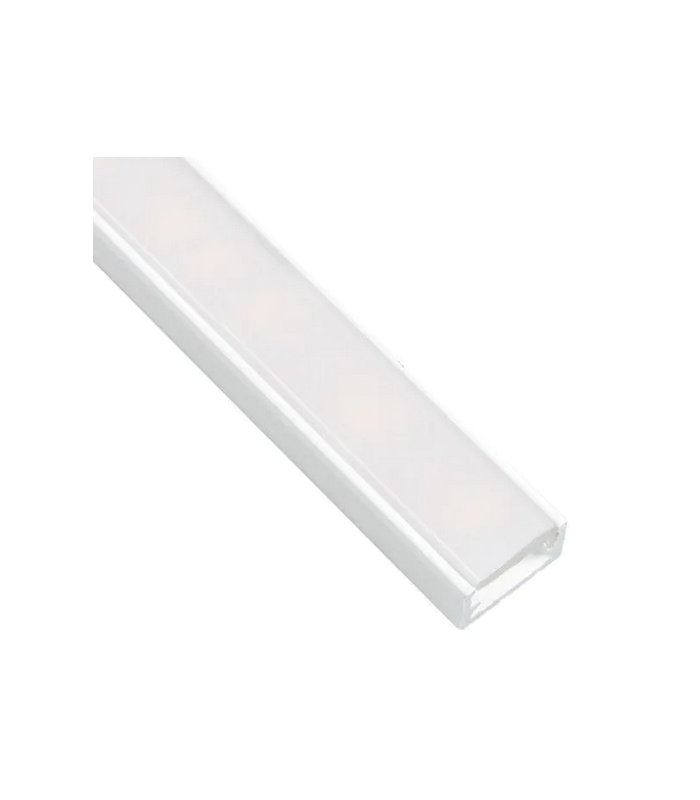 PROFIL LINE MINI 3M, BIAŁY NAKŁADANY MLECZNY Klosz Wciskany