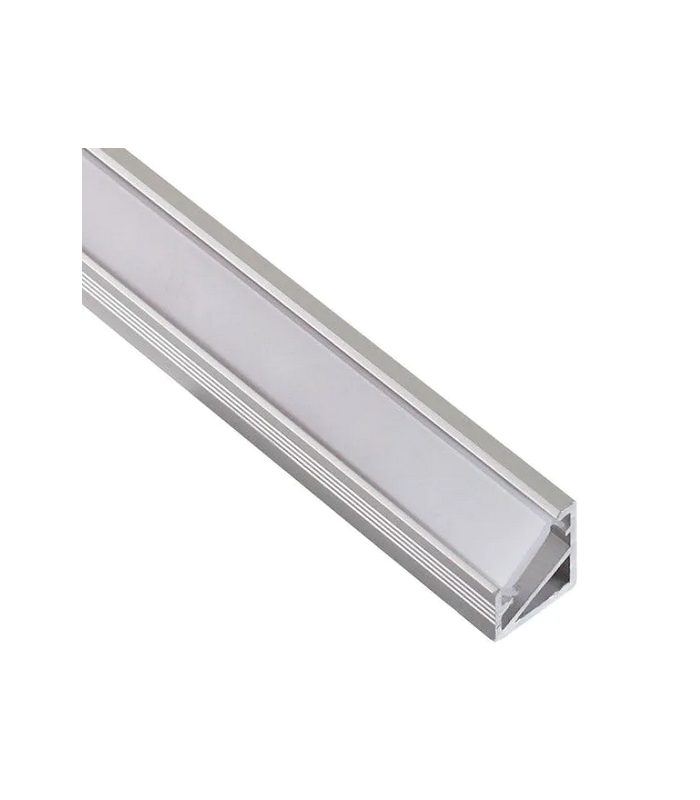 PROFIL TRILINE MINI 3M, ALUMINIUM KĄTOWY MLECZNY