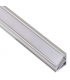 PROFIL TRILINE MINI 2M, KĄTOWY ALUMINIUM MLECZNY, z wciśniętą osłonką