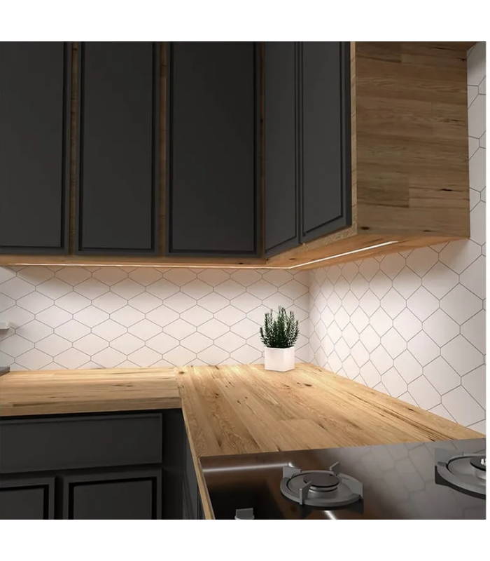 PROFIL INLINE MINI XL LED 3M, CZARNY WPUSZCZANY CZARNA OSŁONKA WCISKANA