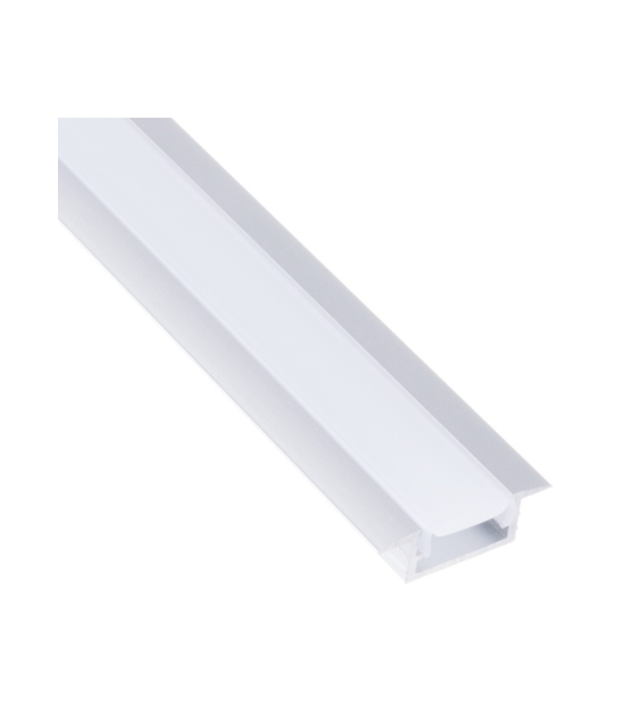 PROFIL INLINE MINI XL LED 2M, WPUSZCZANY BIAŁY, klosz OPAL