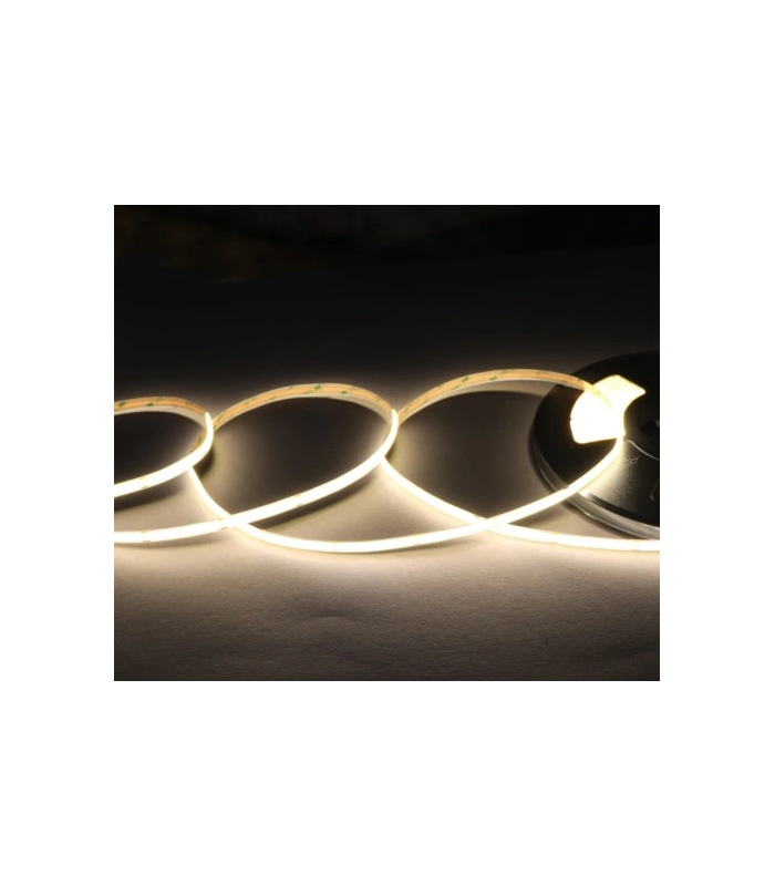 TAŚMA COB dł 25m IP20 480 LED/m szer 8mm, biała zimna, 12VDC moc 12,8W/m, cena za mb