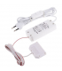 Zasilacz LED 16W STANDARD PLUS, 12VDC Przew.wej.Biały2.0M 1pkt.mini amp gniazdo