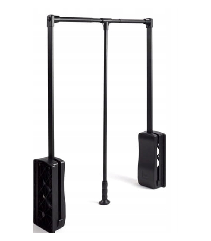 Wieszak PANTOGRAF 600 metal/tworzywo lakier czarny