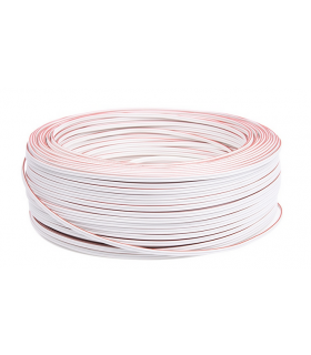 przewod-metraz-2x035mm2-bialy-1-zyla-z-czerwonym-paskiem