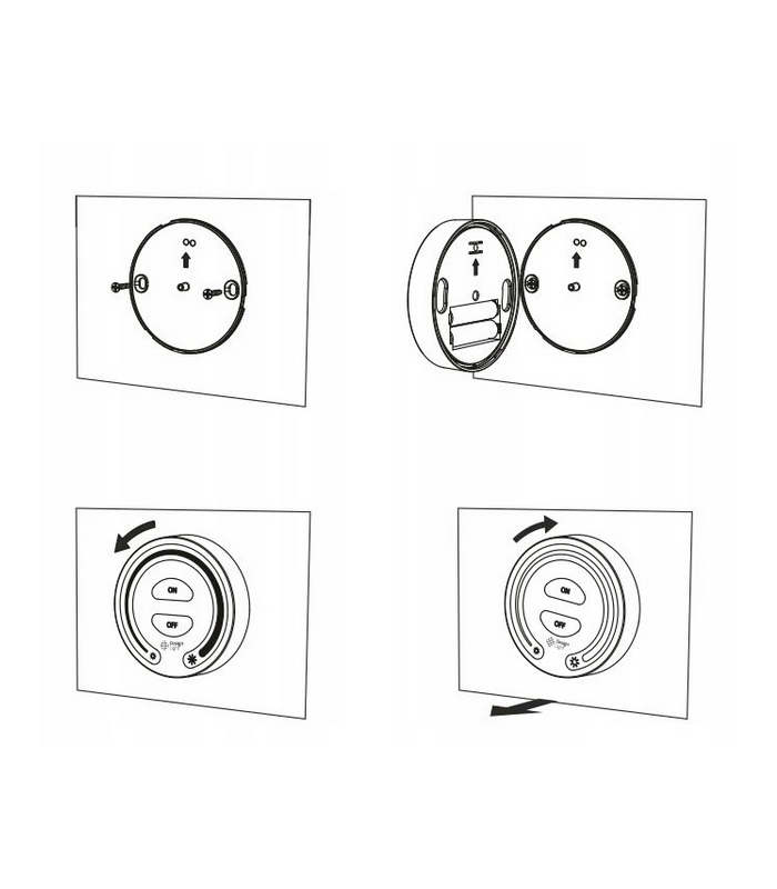 SELI ZESTAW 1pkt sterownik + pilot BIAŁY