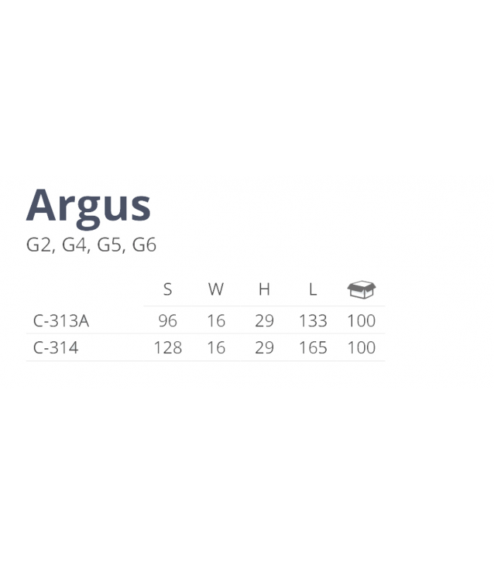 Uchwyt ARGUS 96mm satyna