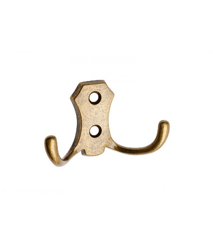 Wieszak antyczny mosiądz