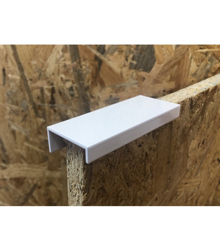 Uchwyt VERA 94mm biały połysk krawędziowy