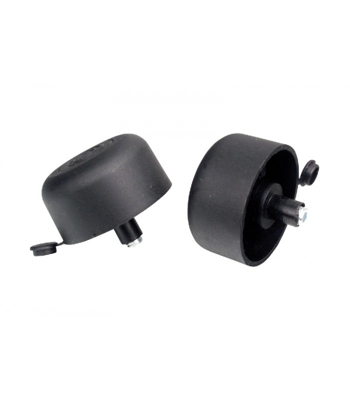 Stopka regulowana fi50 (ASA) tworzywo sztuczne czarny