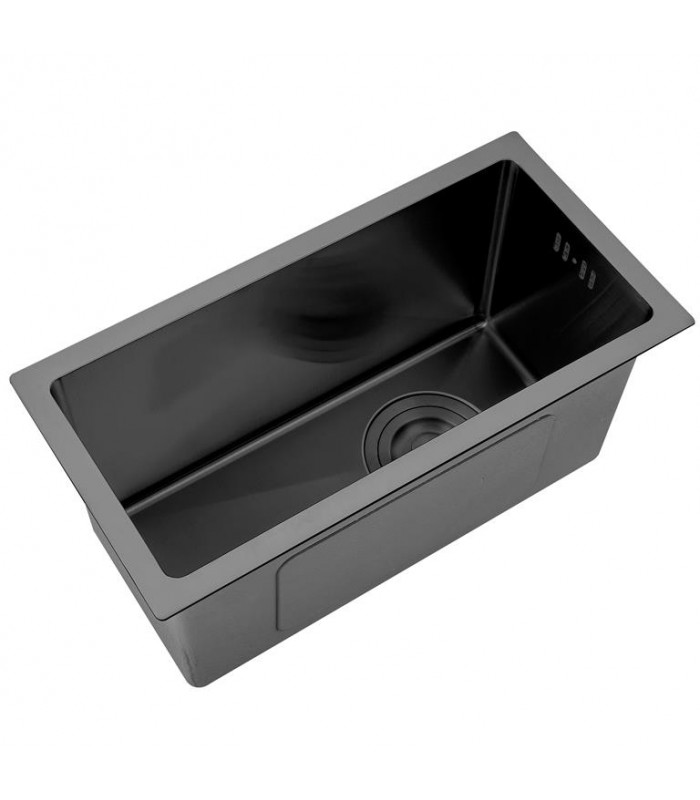 Zlewozmywak stalowy HD2244 INOX, sposób montażu: podwieszany bądź wpuszczany 220x440mm (zestaw: zlew,syfon,mocowania)