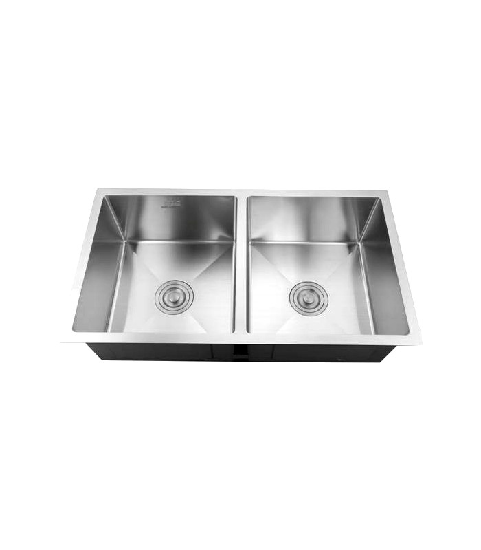 Zlewozmywak stalowy HD8045 INOX, sposób montażu: podwieszany bądź wpuszczany 800x450mm (zestaw: zlew,syfon,mocowania)