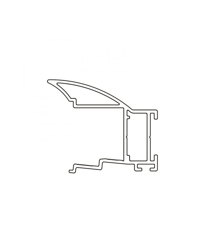 Rączka NOVO S, L-2,7m, czarna