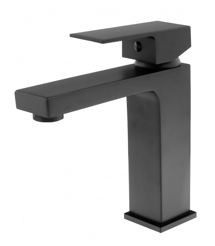 Bateria umywalkowa CUBE czarny L66