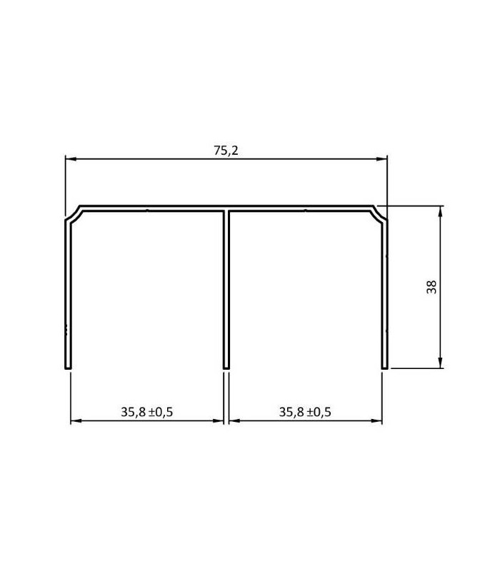 Tor górny 4,05m aluminium GTV