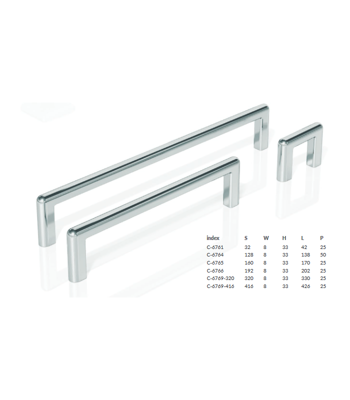 Uchwyt C-6769 L-320 P61 NOX