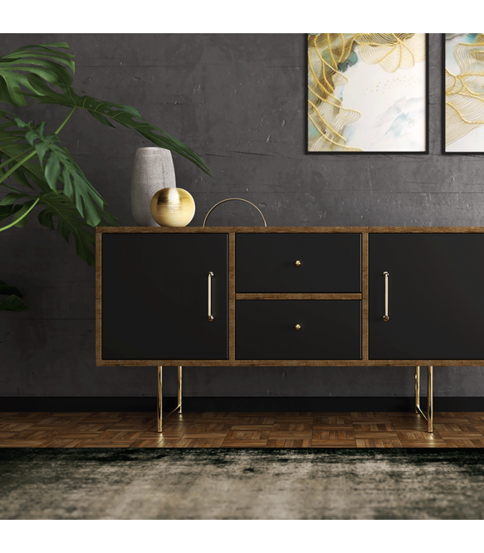 Uchwyt meblowy LIRA L-320 złoty połysk TI22.0049.14.253