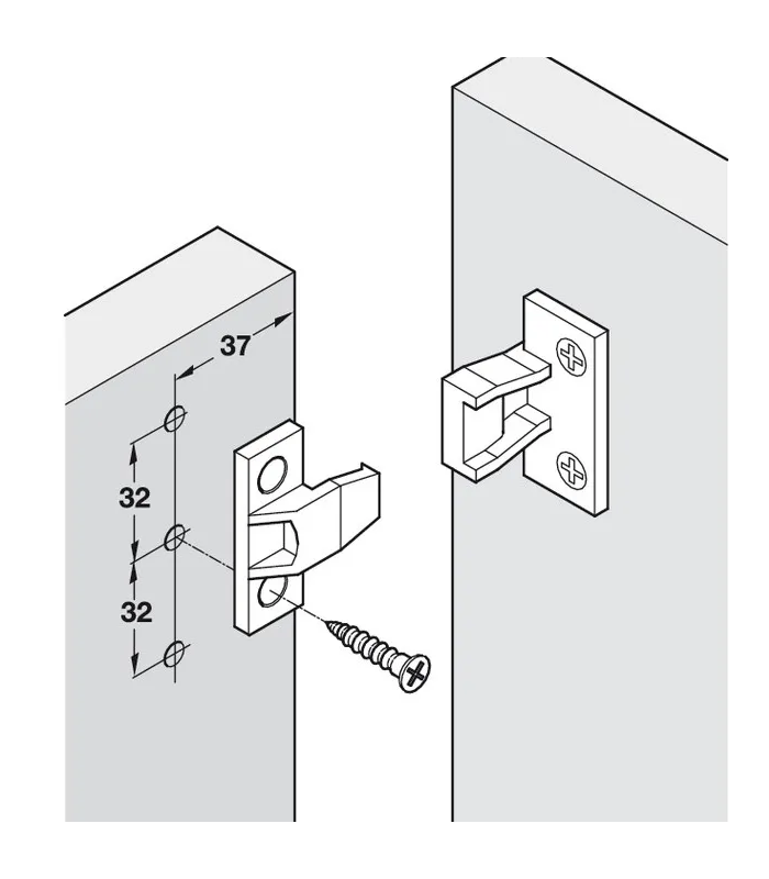 Złącze KEKU HAFELE do blendy maskownicy KOMPLET AS