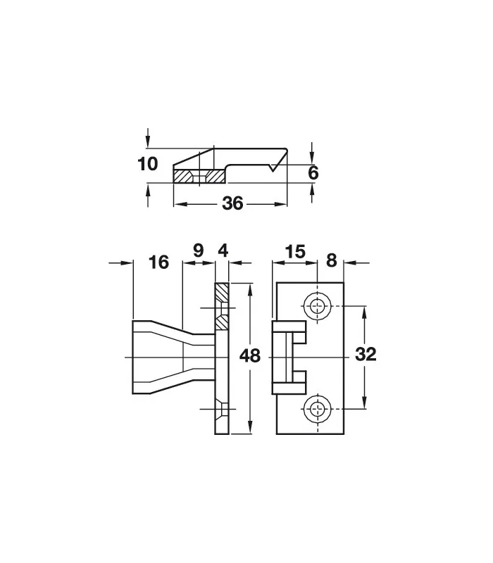 Złącze KEKU HAFELE do blendy maskownicy KOMPLET AS