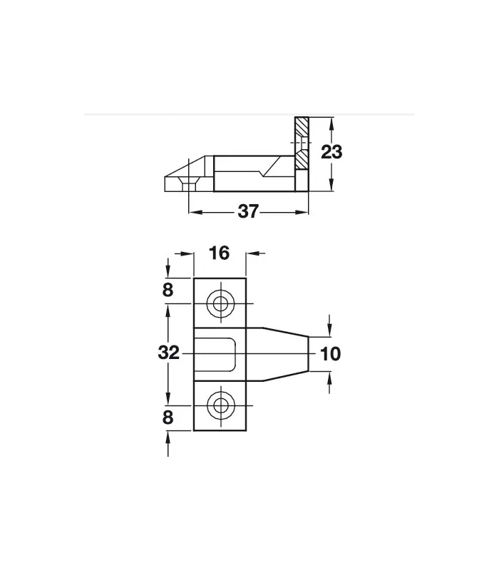 Złącze KEKU HAFELE do blendy maskownicy KOMPLET AS