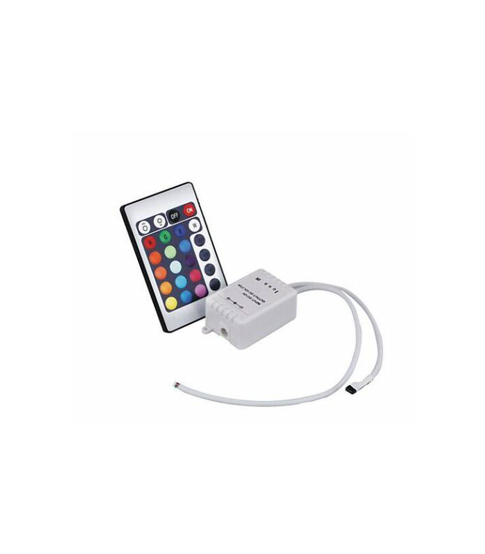 Sterownik RGB 12VDC/A z pilotem sterującym