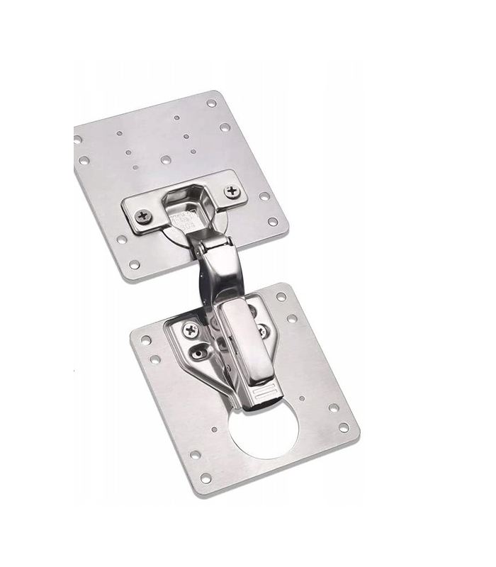 Kod 3596 Płytka naprawcza zawiasu 90x90mm - blaszka 0.7mm
