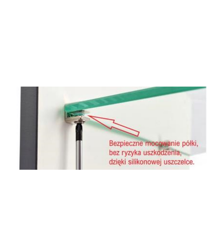 Kod 640 Podpórka do półek szklanych 12