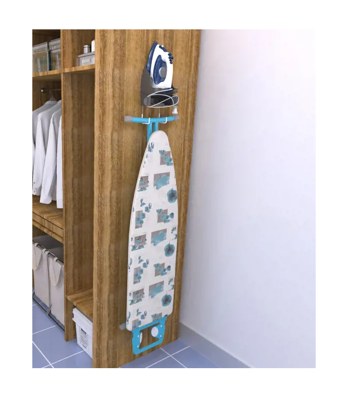 Kod 4080 Uchwyt na żelazko, deskę do prasowania, biały, IRONIX