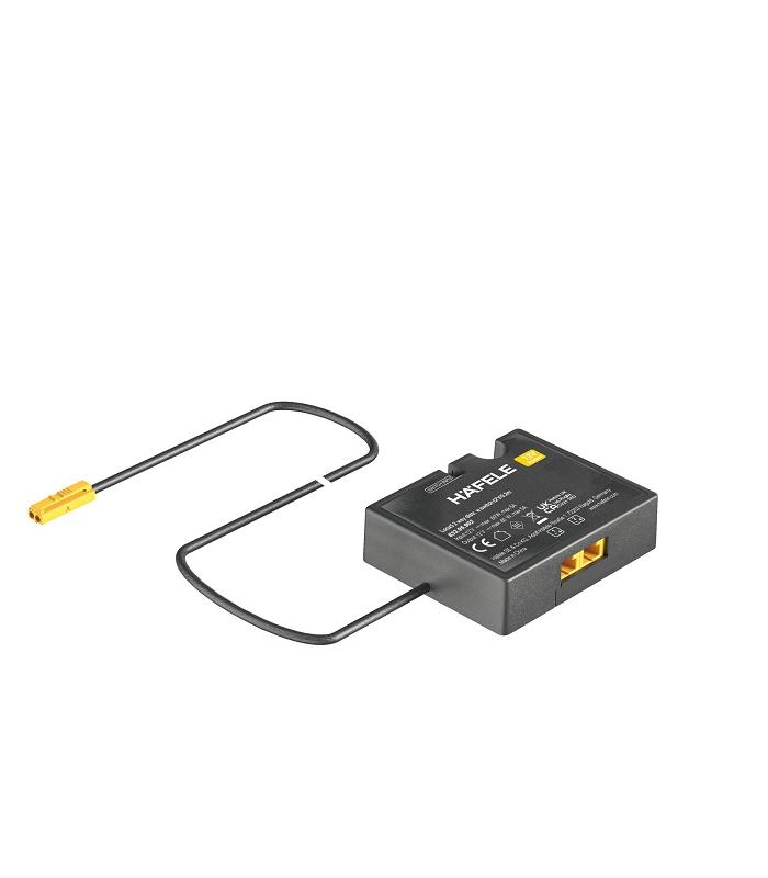 Dystrybutor 2-gniazdowy, Häfele Loox5 12 V z przewodem zasilającym i funkcją przełączania 2-bieg. (monochromatyczny)