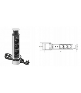 elektrima-tubus-przedluzacz-biurkowy-wpuszczany-okragly-60mm-3x-gniazdo-uziemienie-metaltworzywo-srebrny