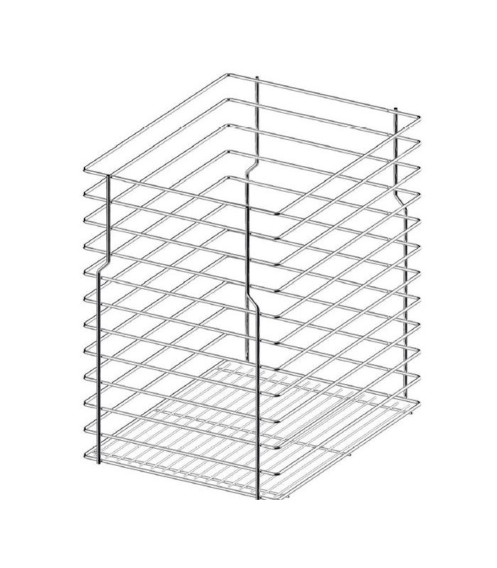 VARIANT MULTI Kosz dolny cargo mini jednopoziomowe 400 L-450 metal efekt chrom