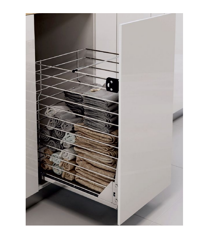 VARIANT MULTI Kosz dolny cargo mini jednopoziomowe 500 L-450 metal efekt chrom