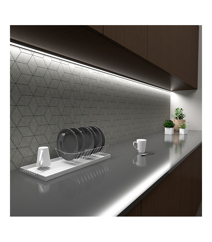 PROFIL TRILINE MINI 3M, BIAŁY KĄTOWY MLECZNY