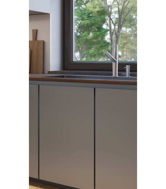 Profil aluminiowy system bezuchwytowy VELLO z funkcją LED, L, biała, długość 4.10m