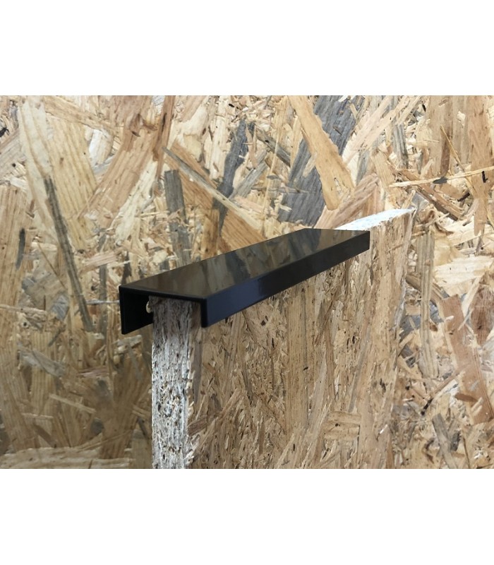 Uchwyt VERA 126mm czarny połysk krawędziowy