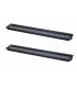 2x Kratka wentylacyjna czarny mat  wys. 80mm dł.480mm