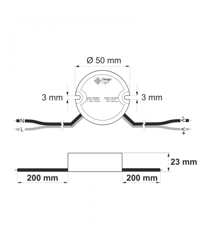 Zasilacz dopuszkowy LED 12V DC 30W wodoodporny IP67