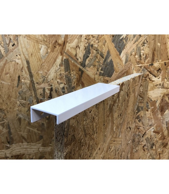 Uchwyt VERA 158mm biały połysk krawędziowy